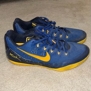 Kobe 9 em gym blue university gold with box